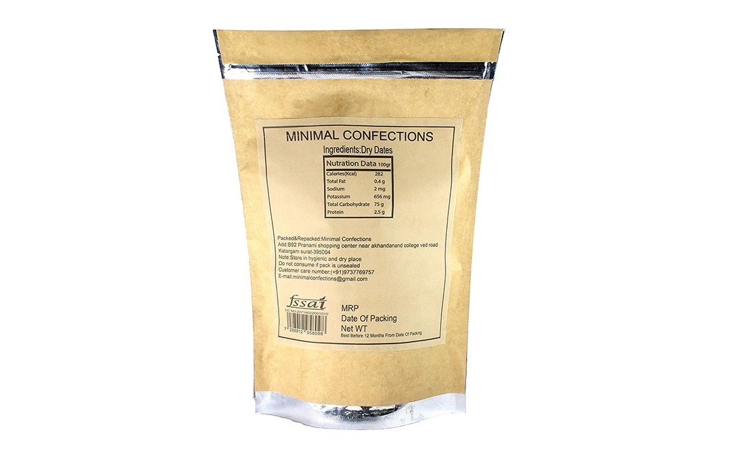 Minimal Dry Dates    Pack  1 kilogram